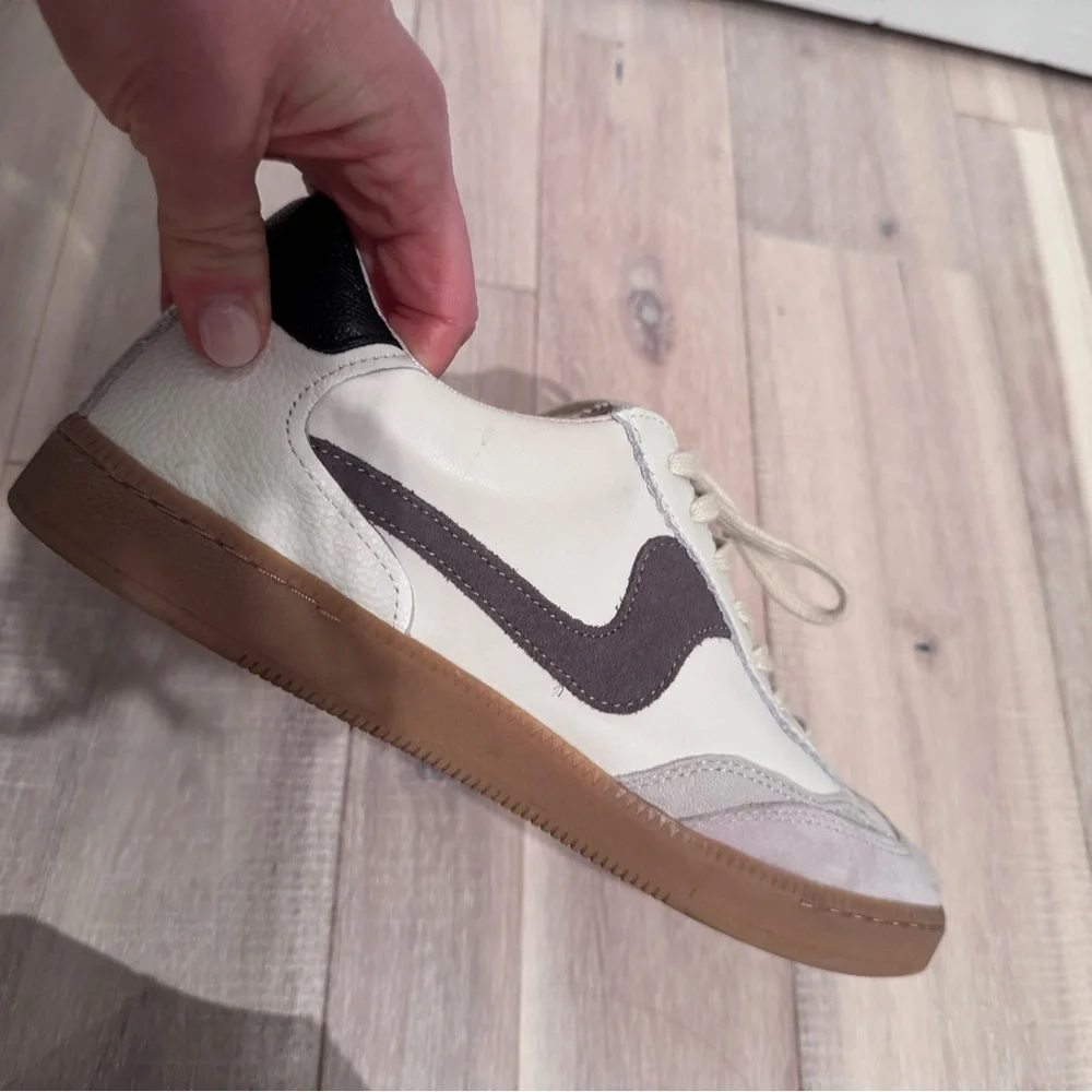 Dolce Vita White and Gray Sneakers - Picture 3 of 5